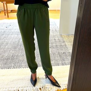 J Crew green joggers size 00